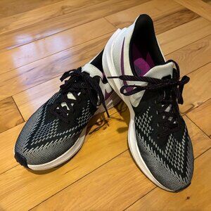 Nike Women's Zoom Winflo 6 Running Shoes Size 10.5 White/Black/Purple